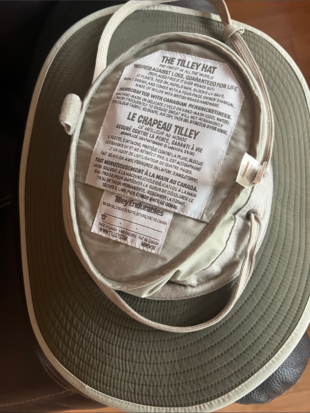 Size 7 5/8 TILLEY Augusta National Masters Golf Tournament Boonie Hat - Picture 8 of 9